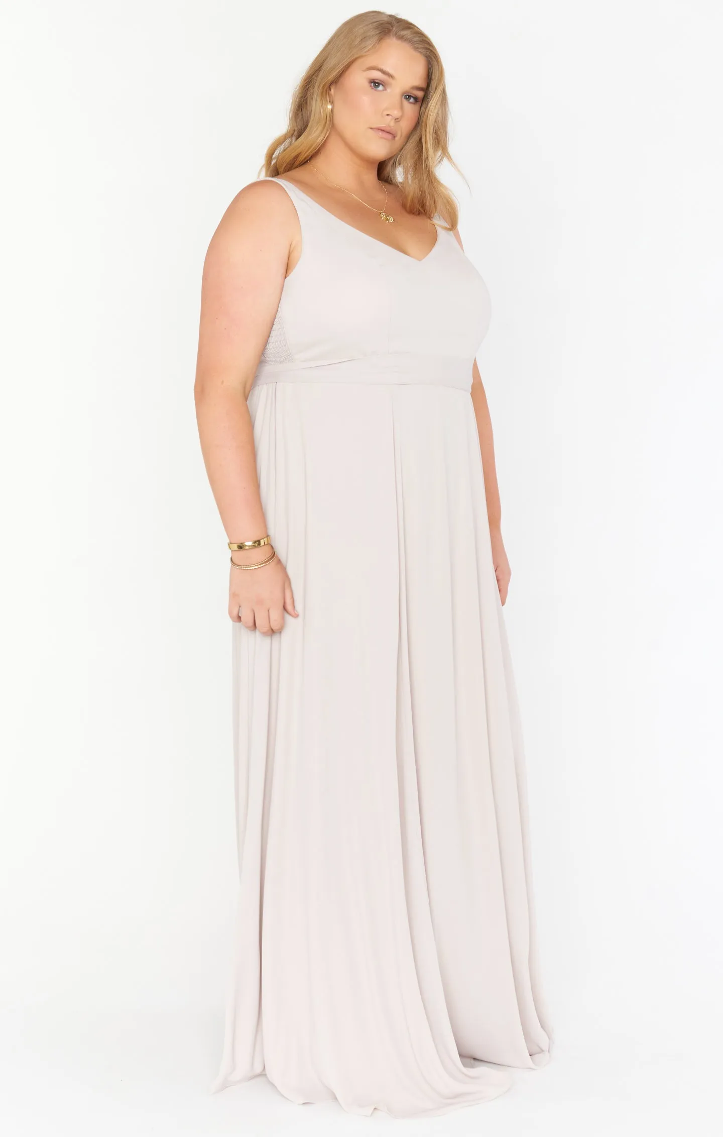 Jenn Maxi Dress ~ Show Me the Ring Crisp