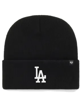 LA Dodgers Haymaker Cuff Knit Beanie, Black