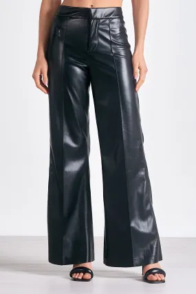 Leather Wide Leg Pant