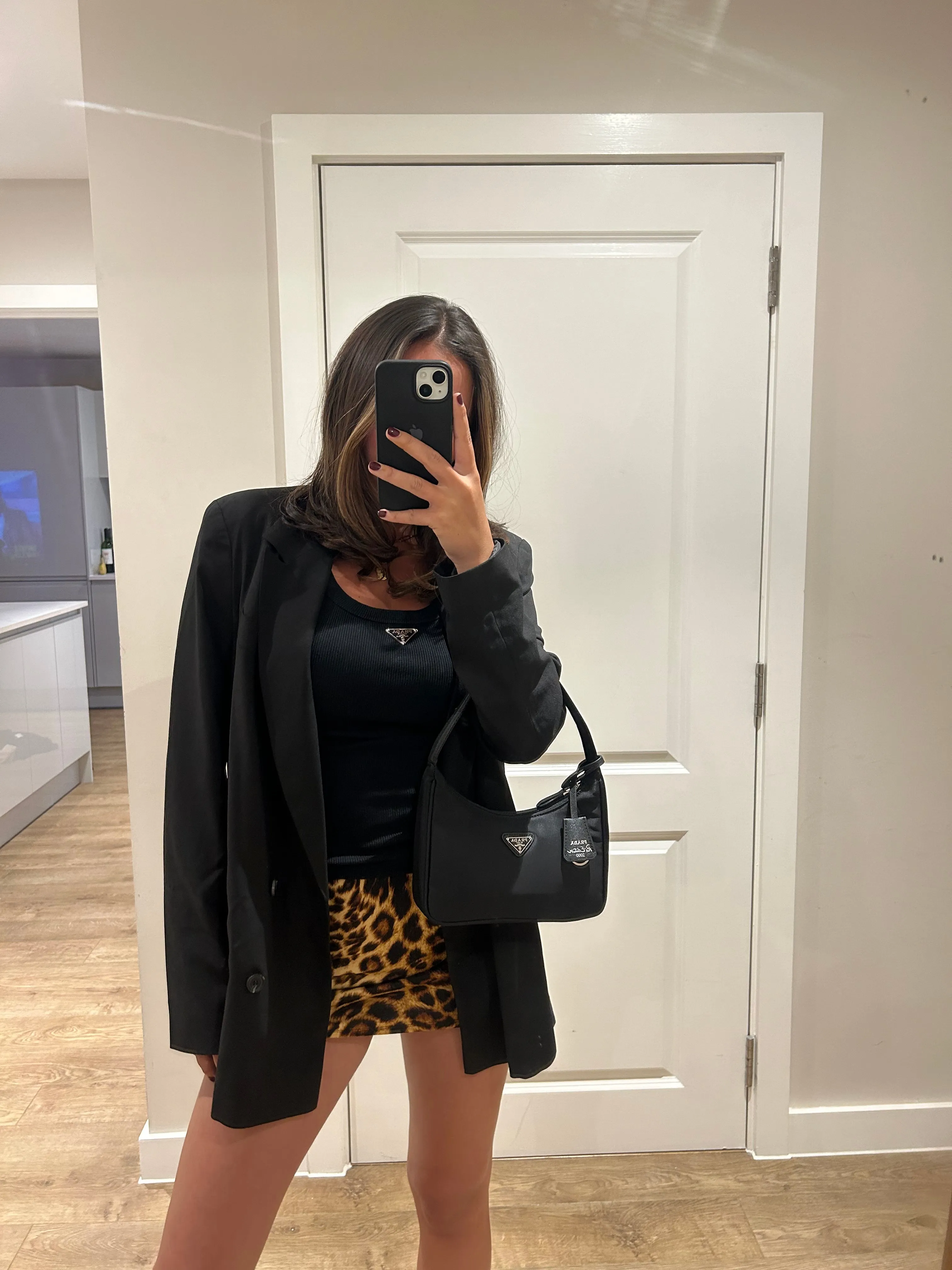 Leopard Print Mini Skirt