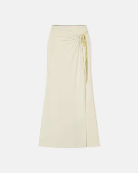 Macea - Mesh-Jersey Maxi Skirt - White Wax