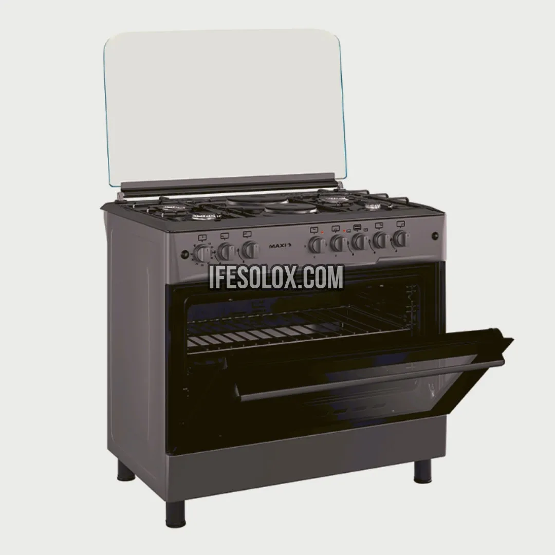 MAXI 60x90 (4 2) Oven Gas Cooker with 4 Gas Burners and 2 Electric Plates - Brand New