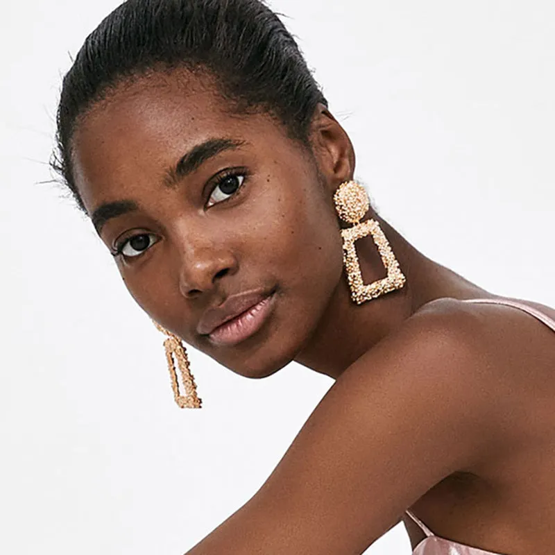 Maxi Tassel Gold Earrings