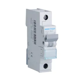 MCB Circuit Breaker Hager MCN116 6kA 1Pole - 16A