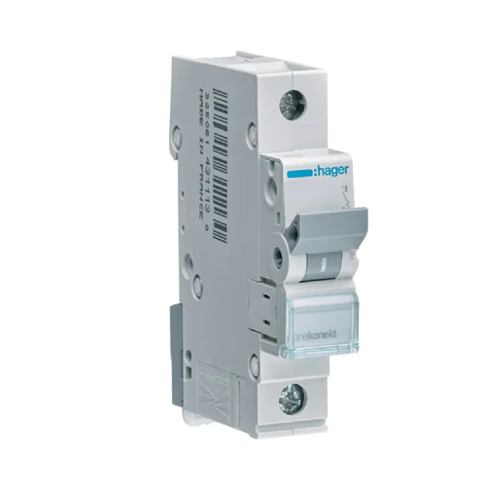 MCB Circuit Breaker Hager MCN132 6kA 1Pole - 32A