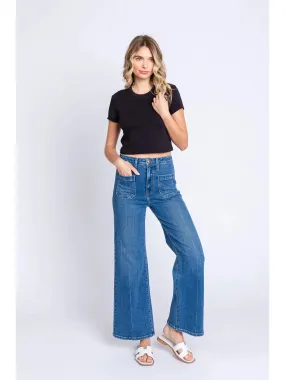 Medium Sailer Front Patch Pocket Jeans