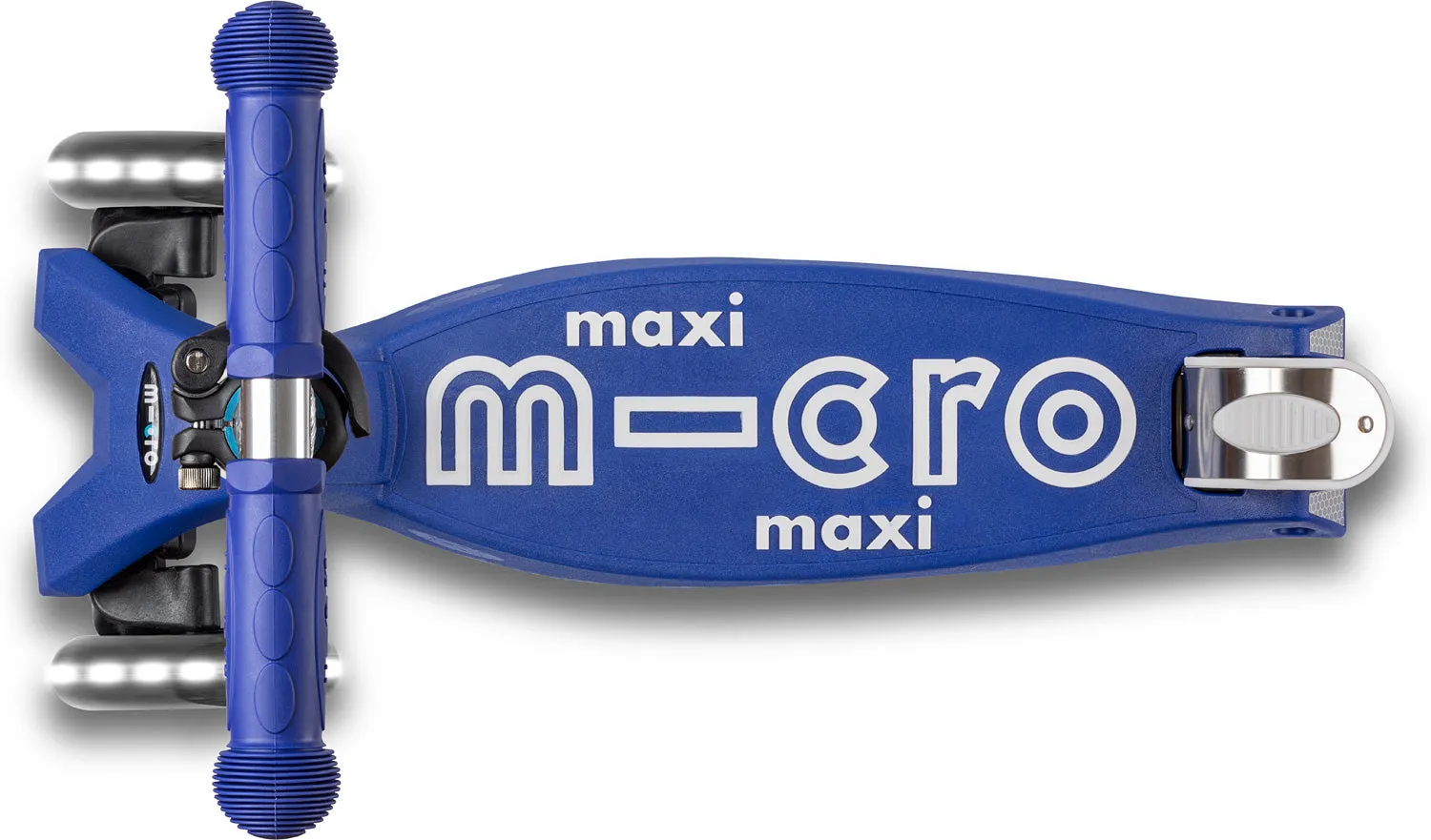 Micro Maxi Deluxe LED Blue/White Scooter