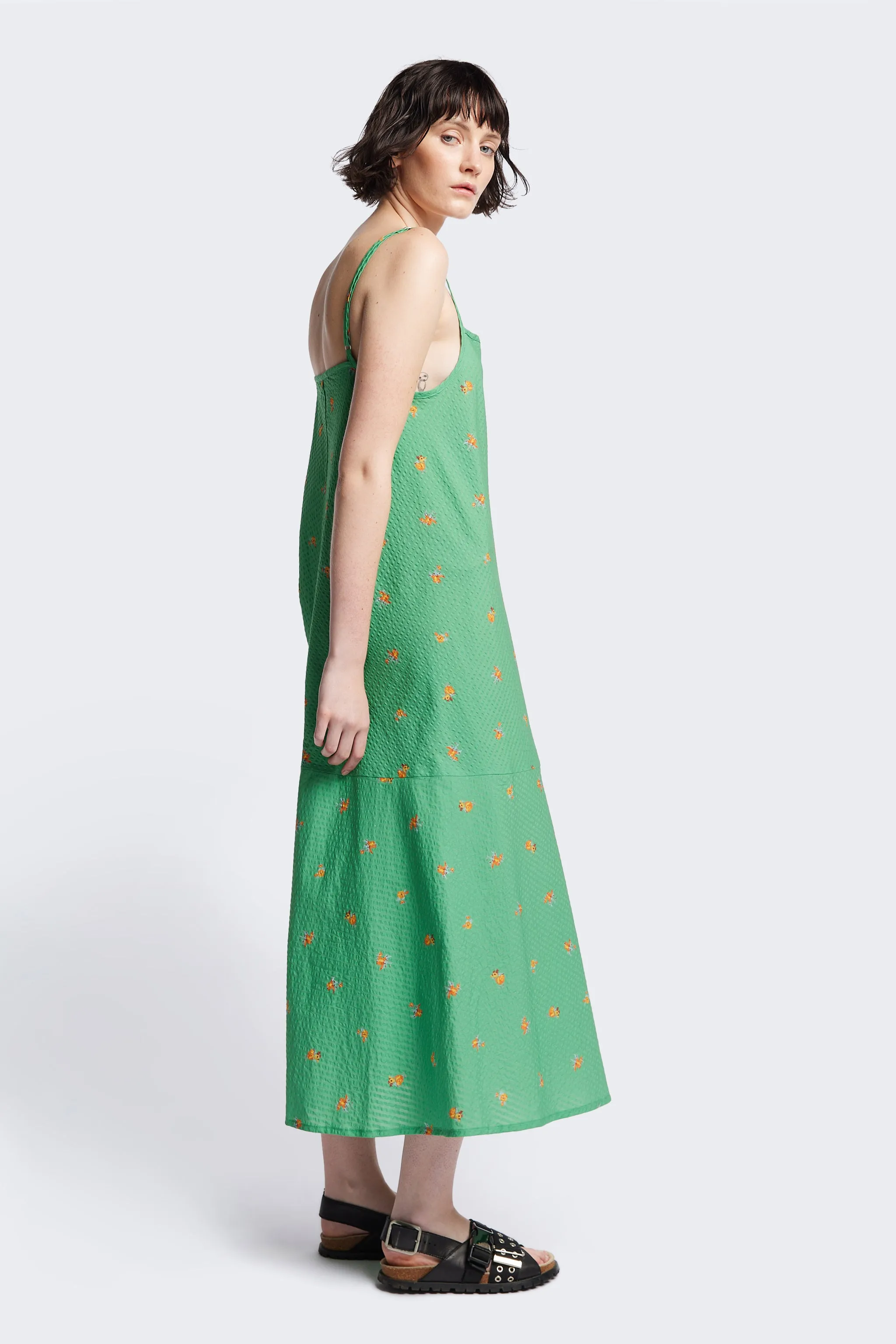 Natant Dress Green Floral