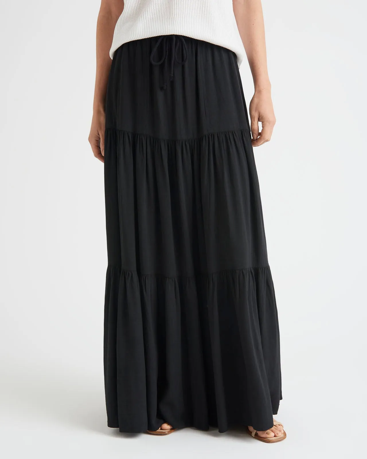 Nella Tiered Maxi Skirt