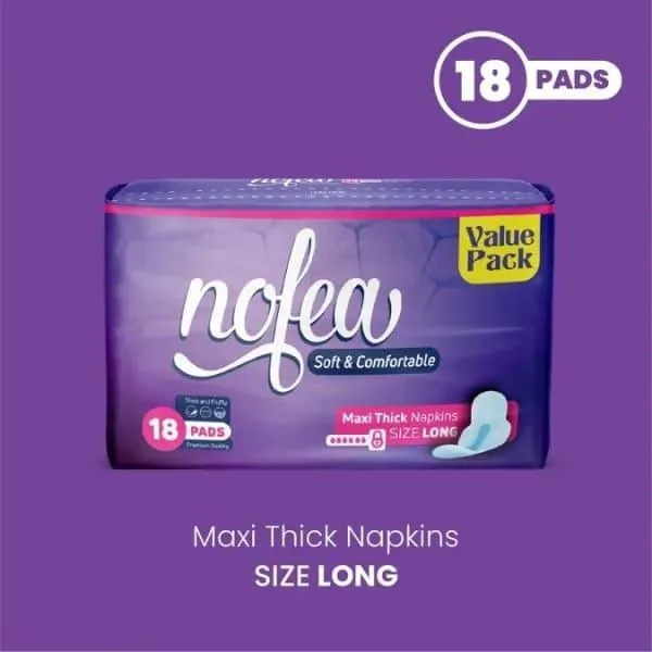 NOFEA MAXI THICK LONG 18 PADS