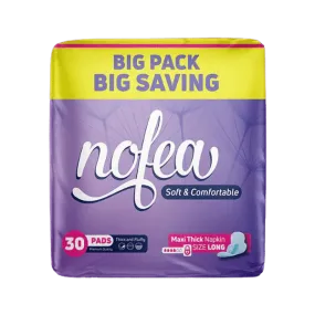 NOFEA MAXI THICK LONG 30 PADS