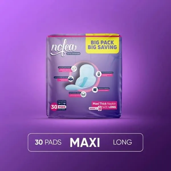 NOFEA MAXI THICK LONG 30 PADS