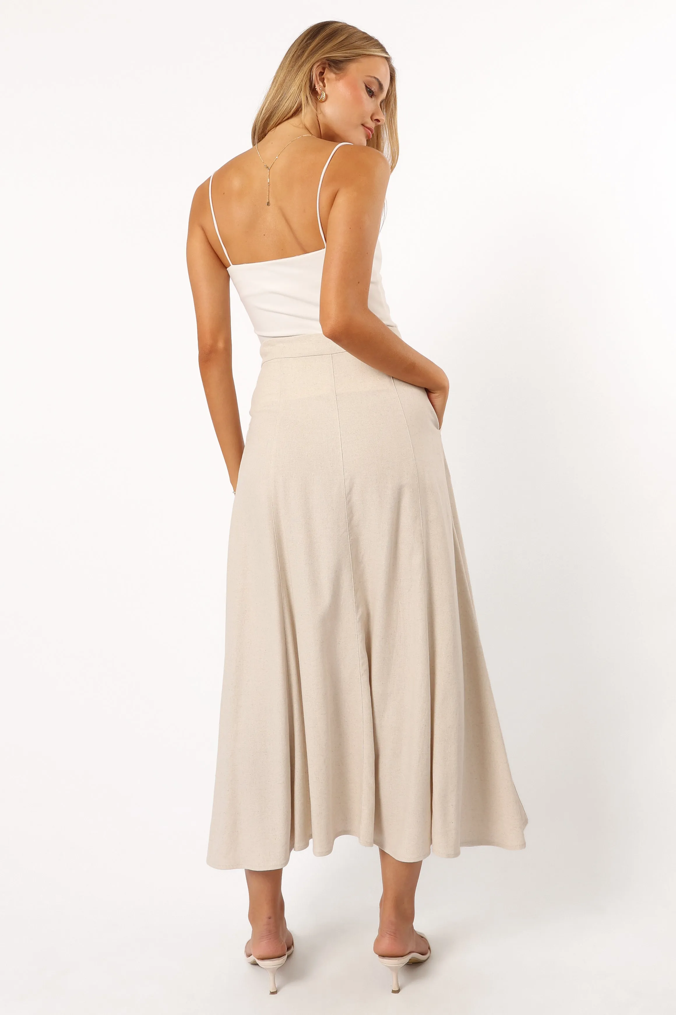 Odetta Maxi Skirt - Oatmeal