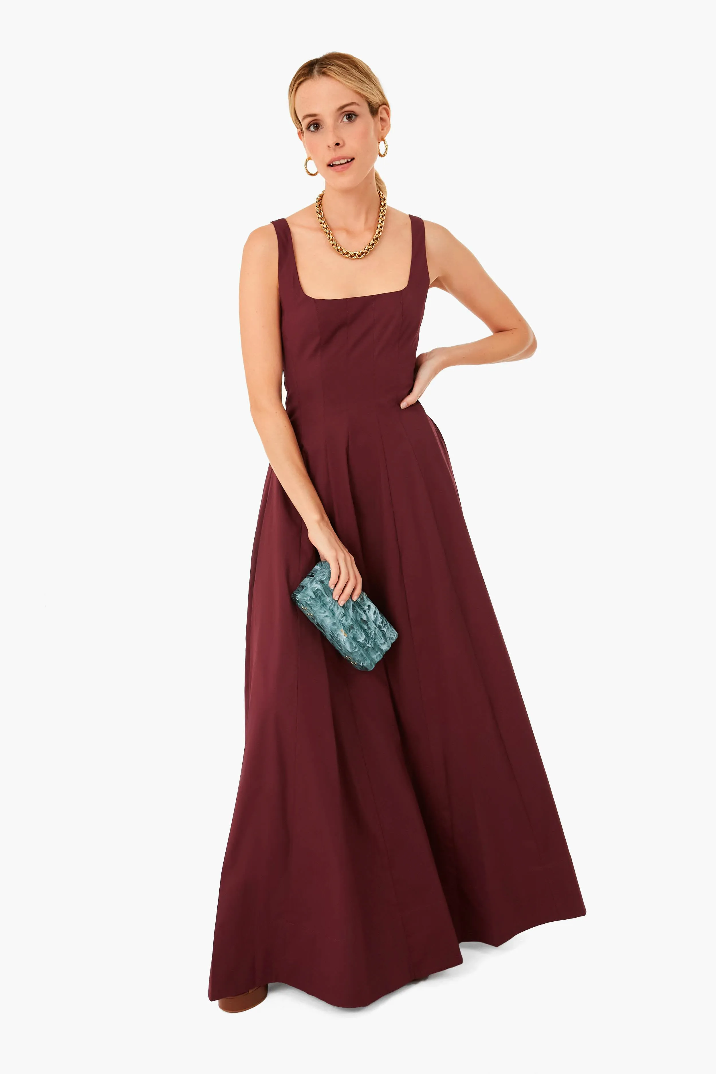 Plum Maxi Wells Dress