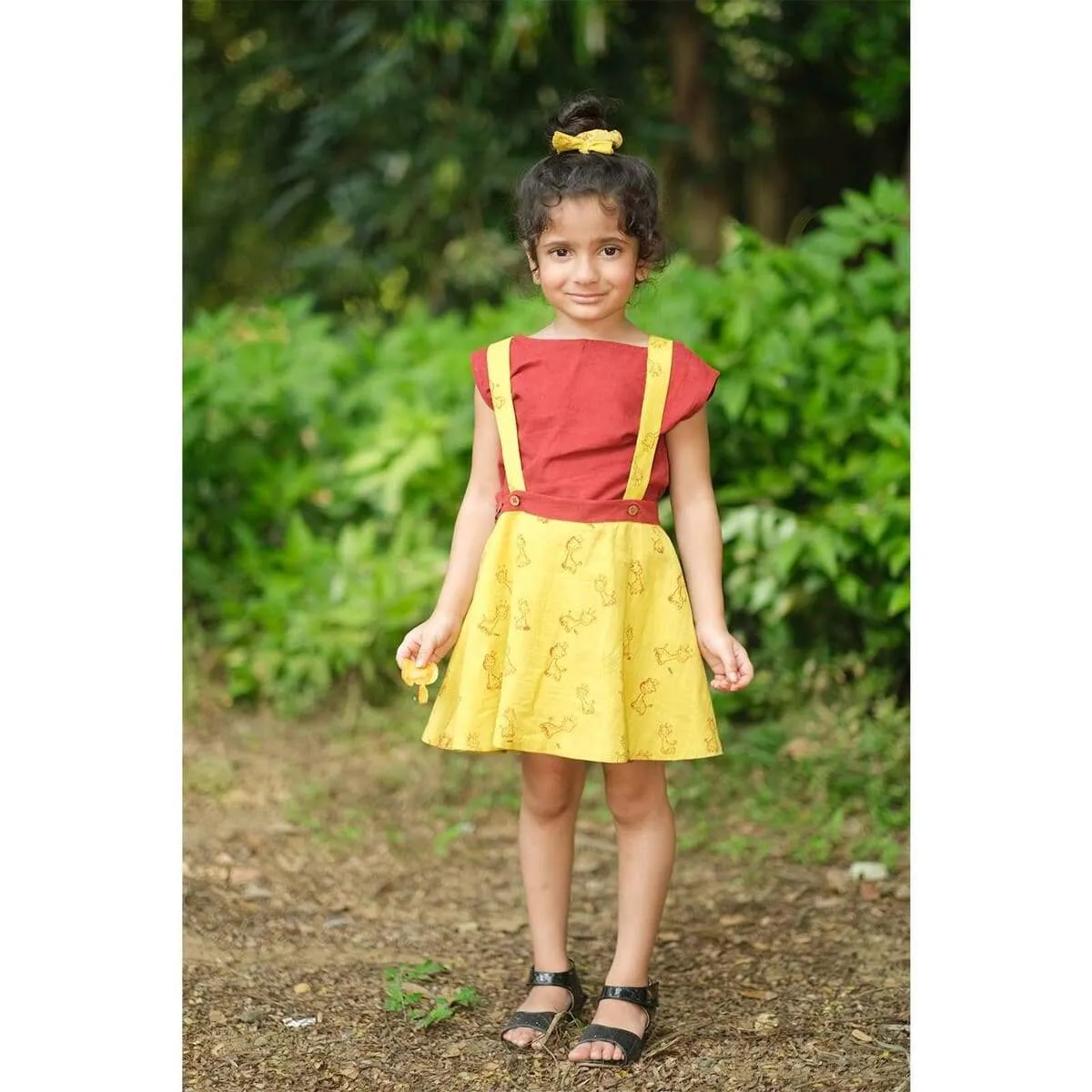 Pooh Skirt Set For Girls