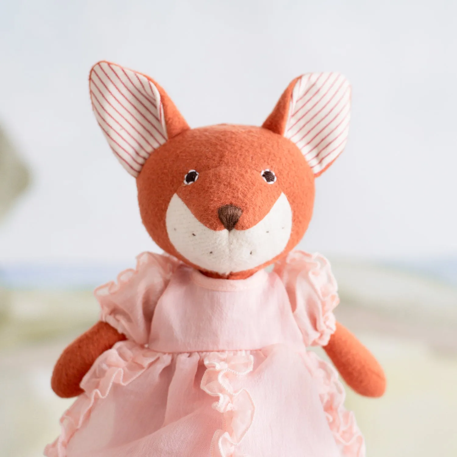 Posy Pink Ruffle Gown for Dolls