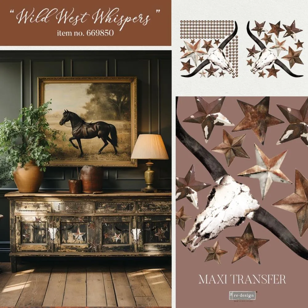 Prima Re-Design Maxi Transfers Wild West Whispers