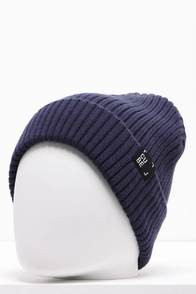 Rib Beanie Navy