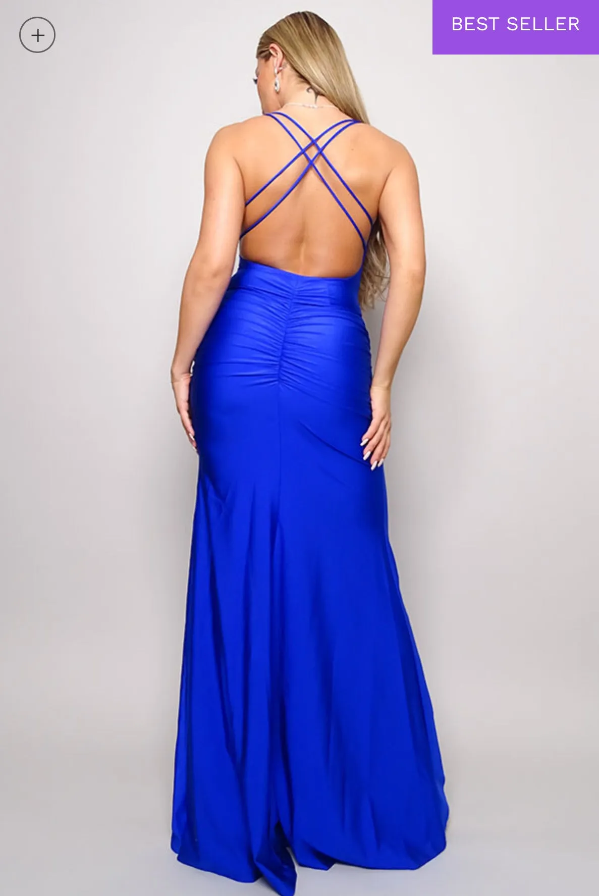 Royal Blue- Calling you over Maxi Dress