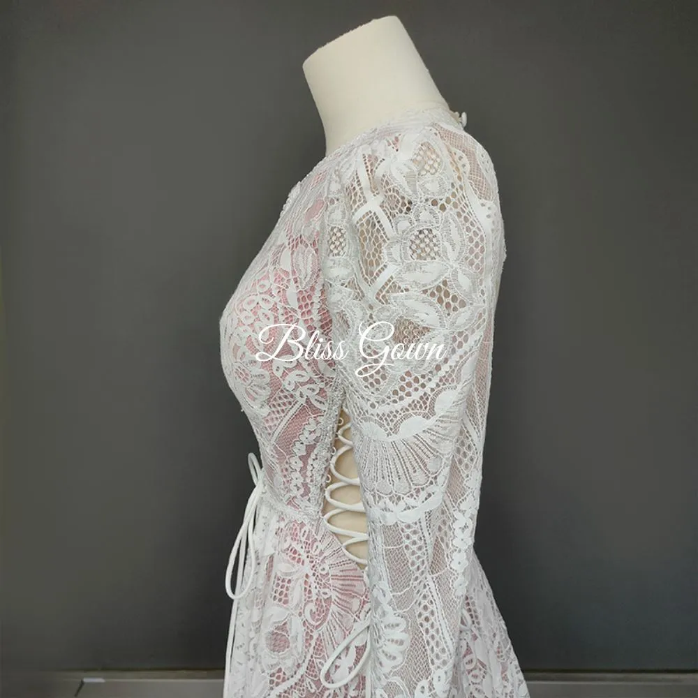 Ruched Boho Lace Fantasy