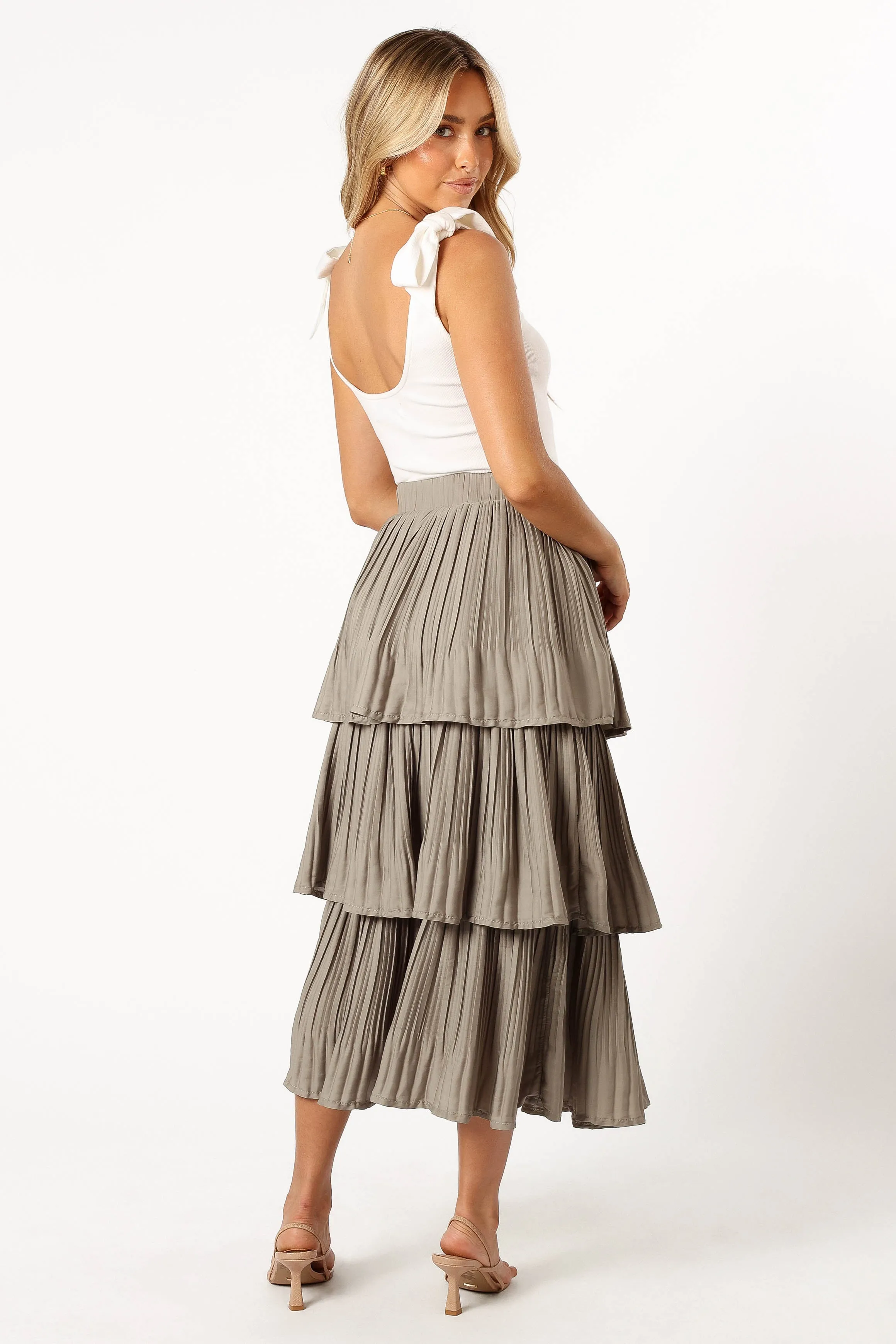 Rylan Maxi Skirt - Dusty Sage