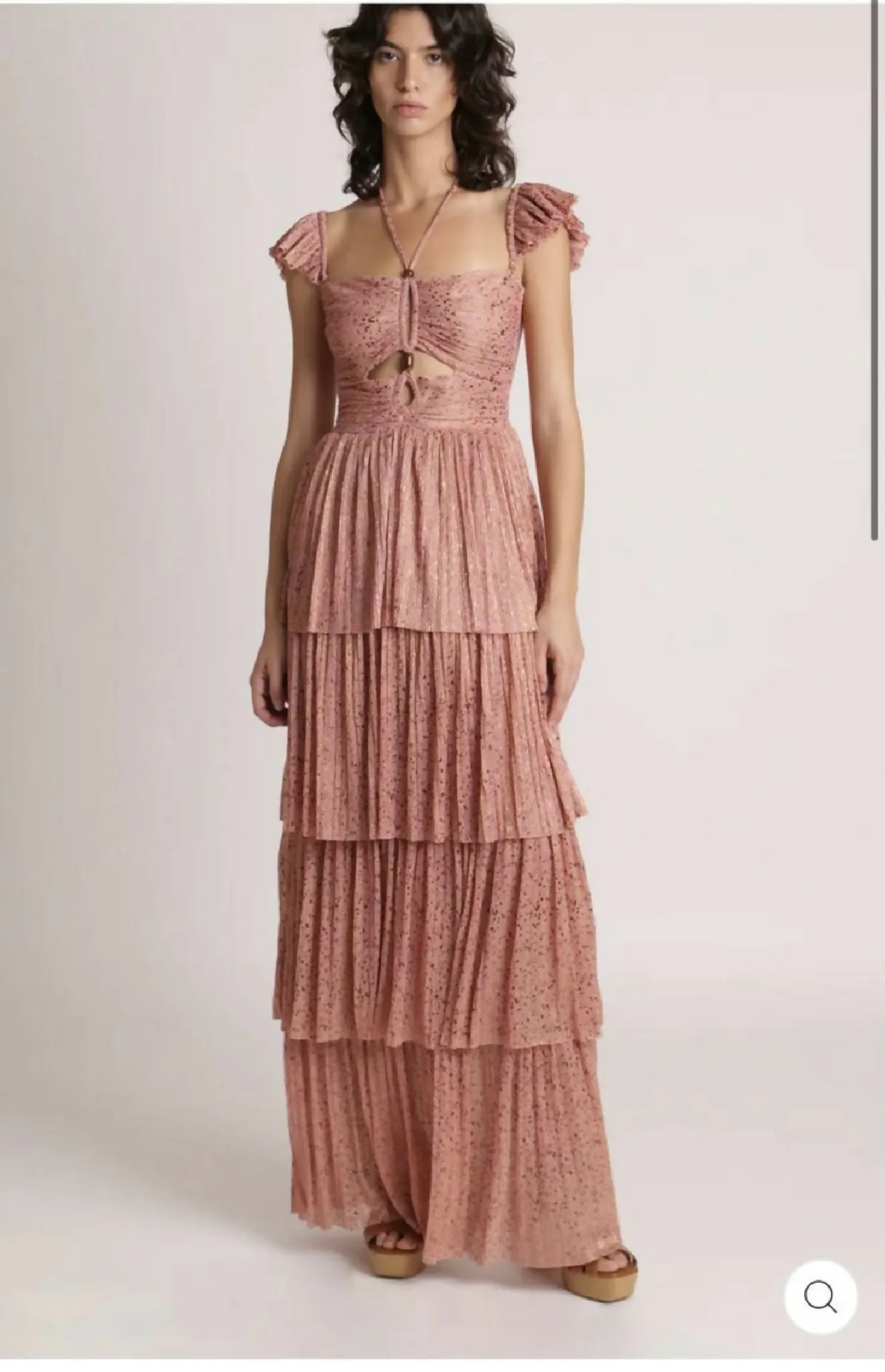 Sabina musayev pink maxi dress