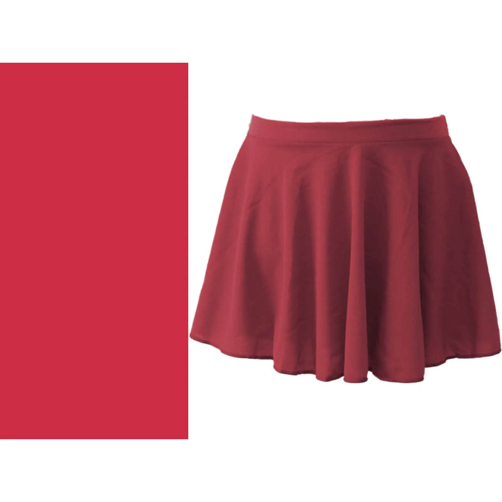 SALE - CISTD - POLYESTER CREPE ISTD CIRCULAR SKIRT