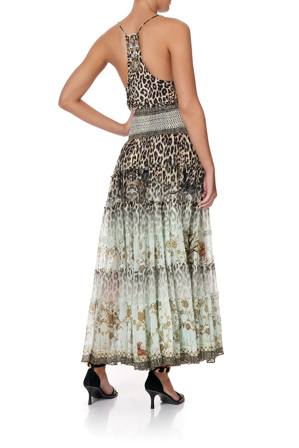 SHEER TIERED MAXI SKIRT NOMADIC NYMPH