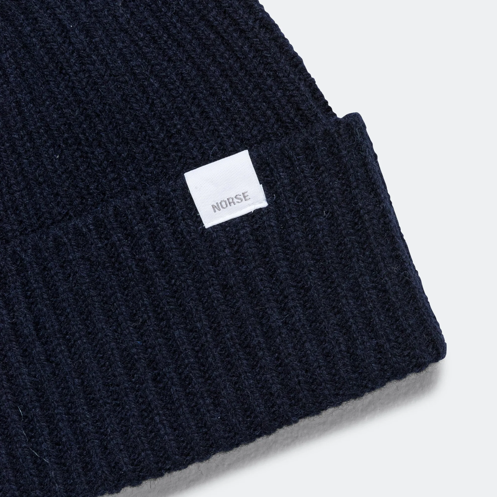 Standard Merino Lambswool Beanie - Dark Navy