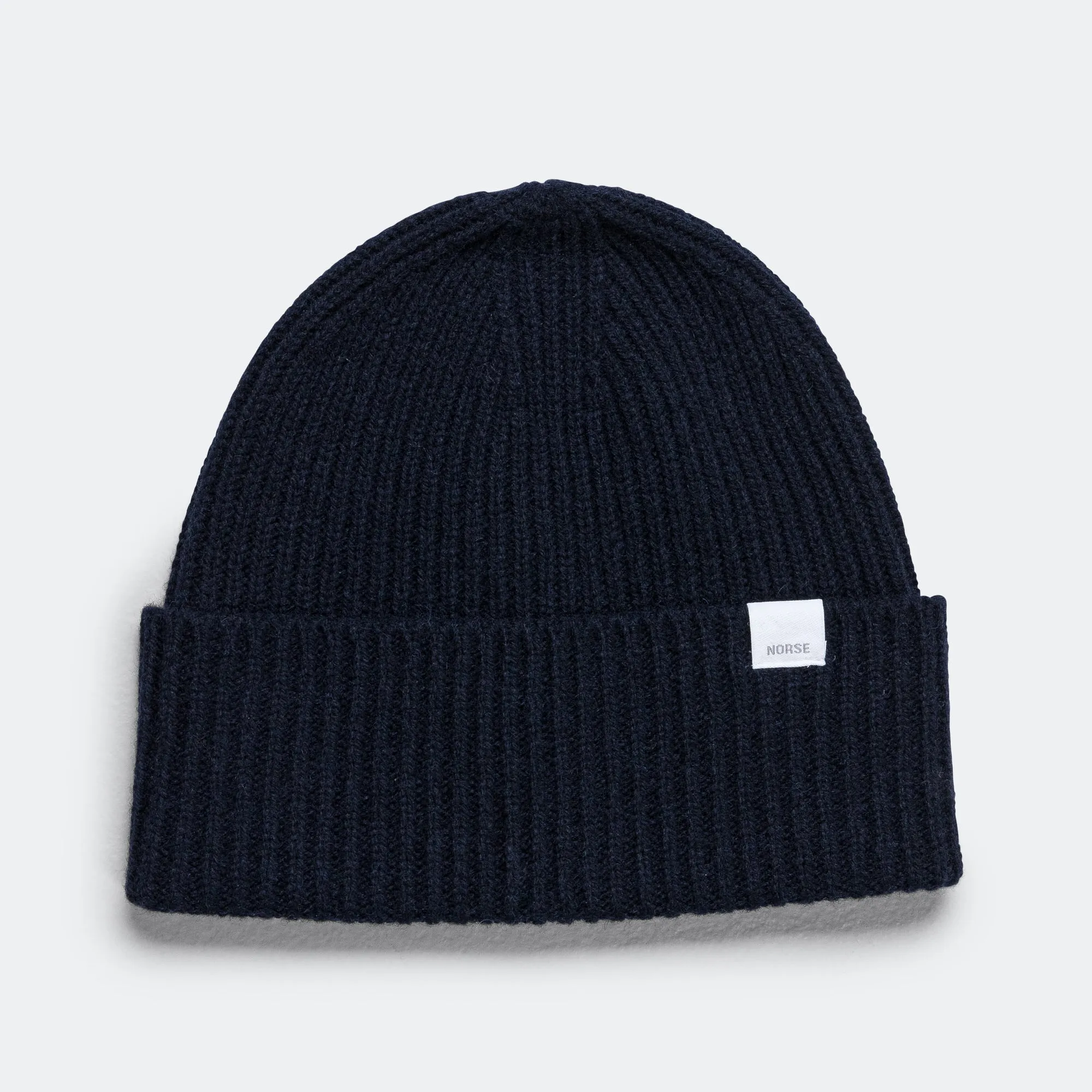 Standard Merino Lambswool Beanie - Dark Navy