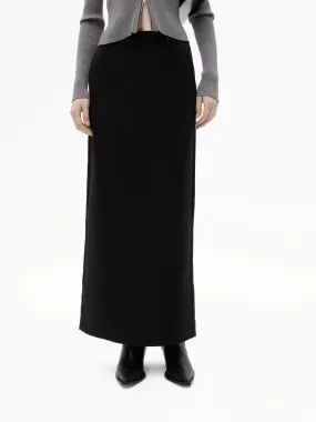 Straight Cut Maxi Skirt