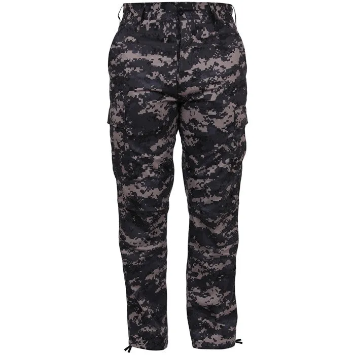 Subdued Urban Digital Camouflage - Military BDU Pants - Cotton Polyester Twill