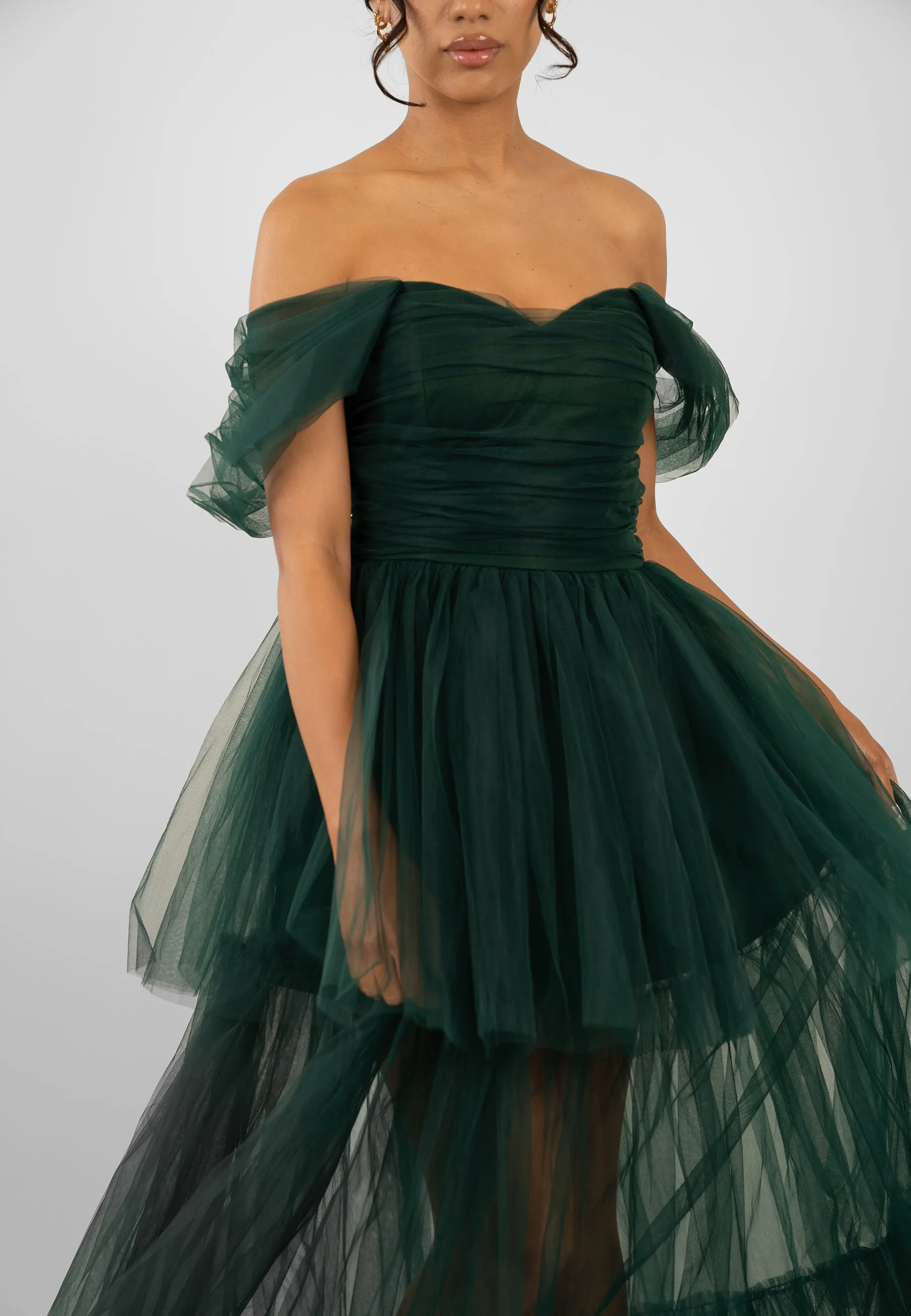 Sydney Maxi Dress in Forest Green