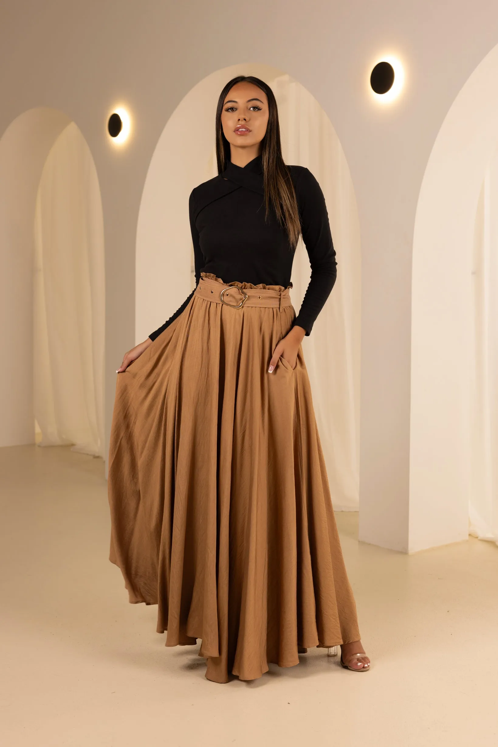 The Grand Azaleas Maxi Skirt