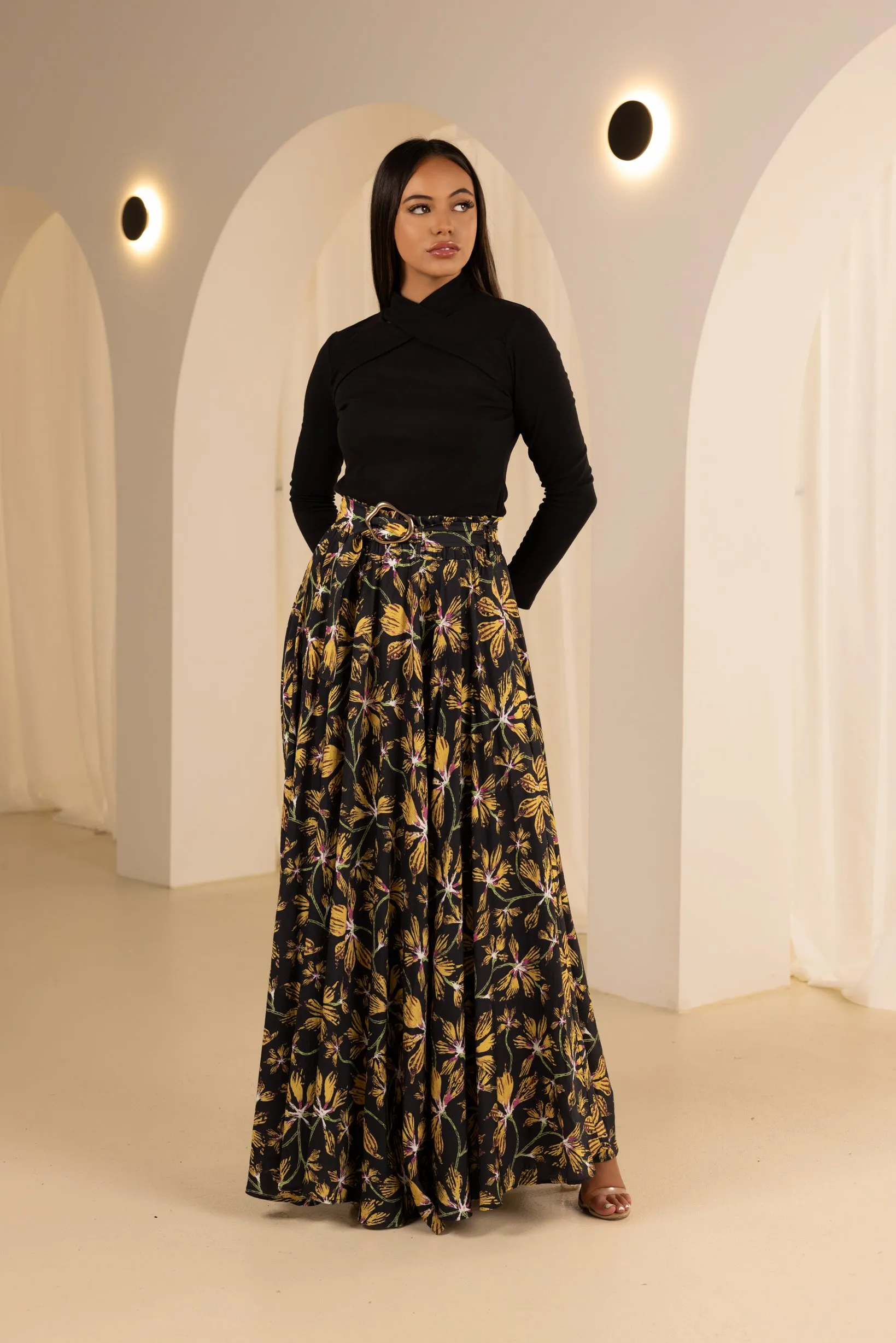 The Grand Azaleas Maxi Skirt