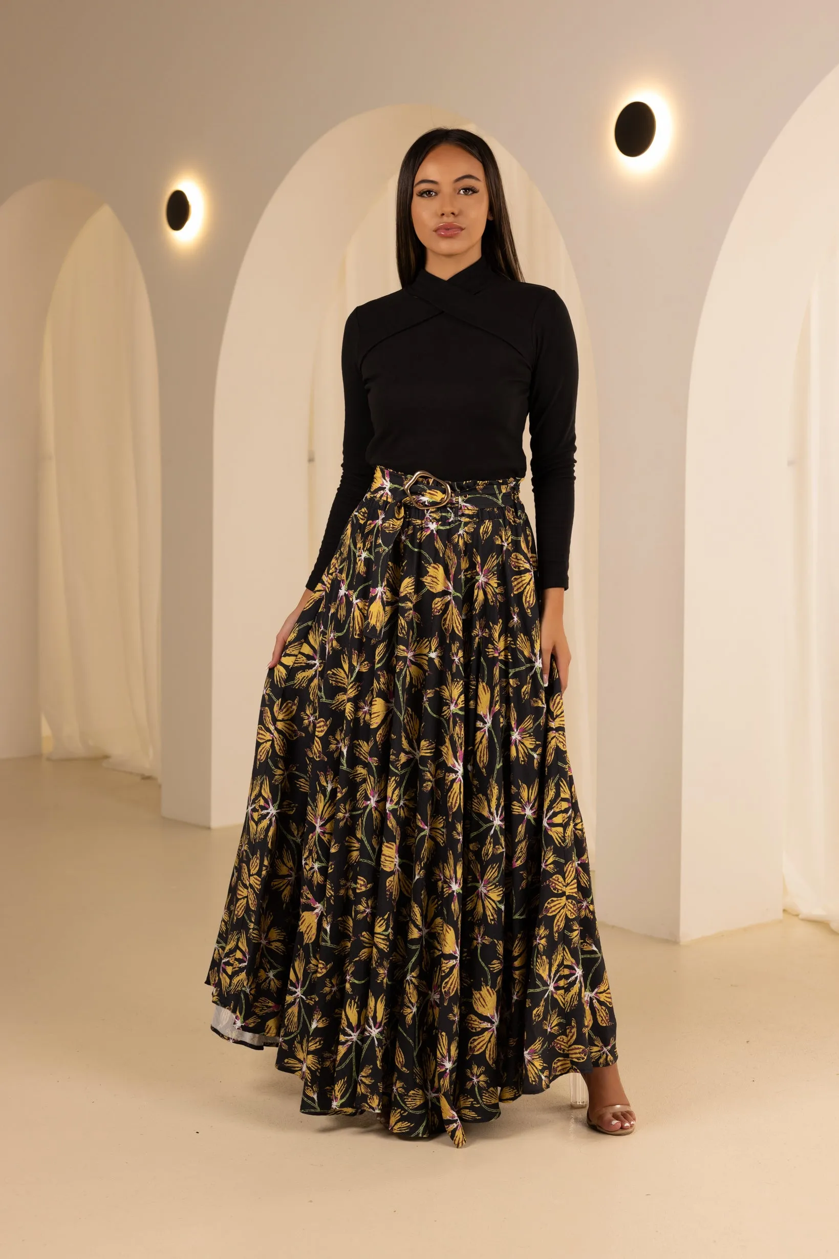 The Grand Azaleas Maxi Skirt