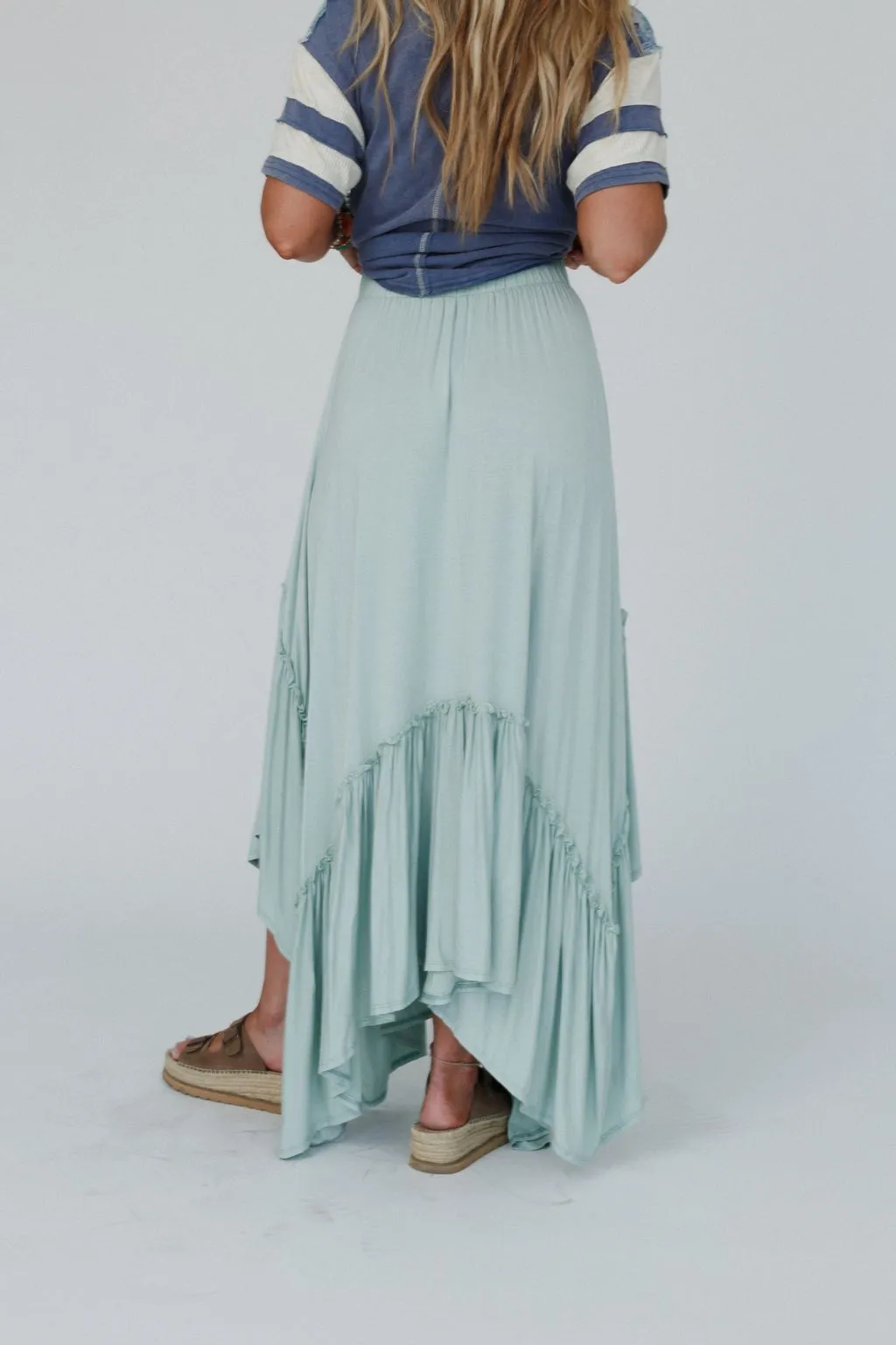 The Nest Forever Beauty Maxi Skirt - Pale Sage