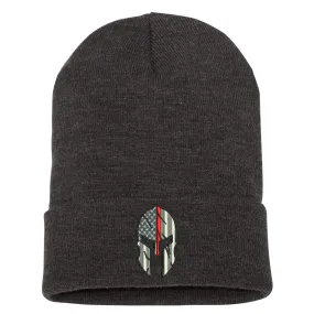 Thin Red Line Spartan Cuffed Beanie