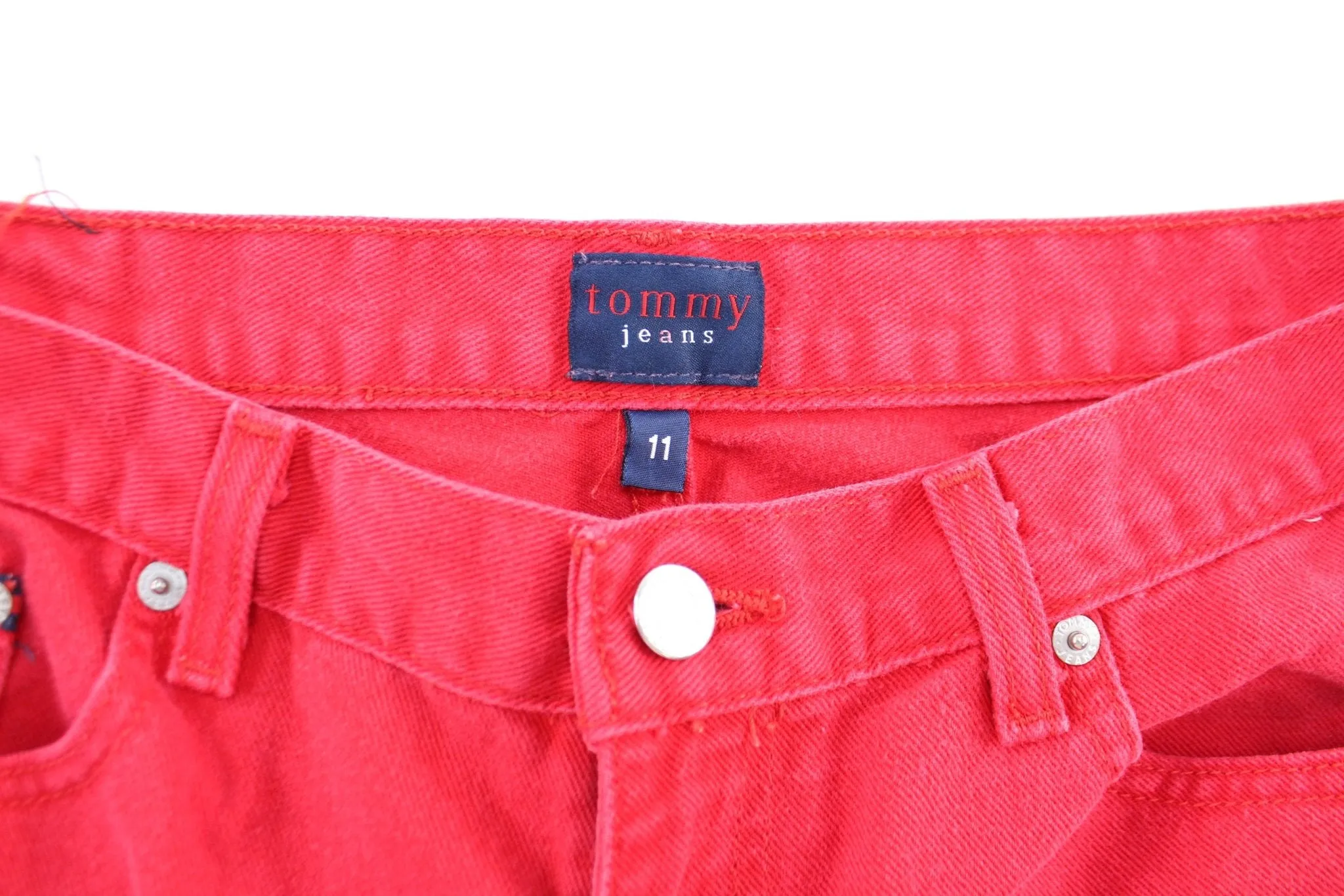 Tommy Jeans Red Denim Jeans