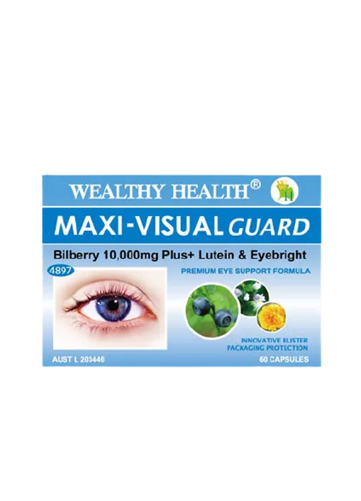 Wealthy Health Maxi-Visual Guard Bilberry 10000 Plus