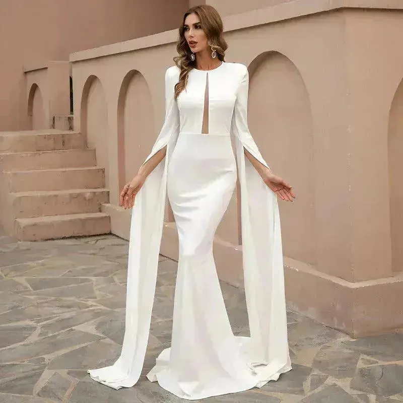 Women's European And American Long Skirt  Charming Mermaid Dress Skirt Women Wedding Guest Dress